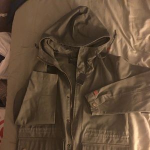 OBEY Trench Coat (Olive) Brand New / Never Worn